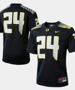 Oregon Ducks #24 College Football Black Jersey