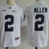 Penn State Nittany Lions 2 Marcus Allen Football Jersey White