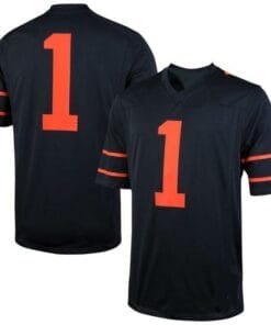 Princeton Custom Jersey Name and Number NCAA Football Black