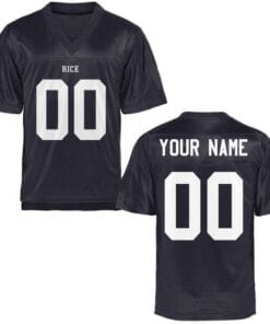 Rice Owls Custom Jersey Name And Number NCAA College Football Navy