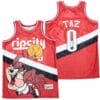 Ripcity Taz Movie Basketball Jersey Red 4 Ripcity Taz Movie Basketball Jersey Red