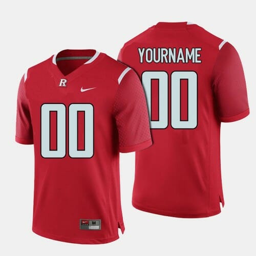 Custom Rutgers Scarlet Knights Jersey Name And Number NCAA College Football Red 10 Custom Rutgers Scarlet Knights Jersey Name And Number NCAA College Football Red