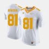 Tennessee Volunteers #81 Mychal Rivera College Football White Jersey