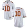 Texas Longhorns #10 Vince Young College Football Jersey White 1 7 Texas Longhorns 10 Vince Young College Football Jersey White 1