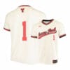 Texas Tech Red Raiders 1 Dillon Carter Cream College Baseball Jersey 4 Texas Tech Red Raiders 1 Dillon Carter Cream College Baseball Jersey