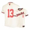 Texas Tech Red Raiders 13 Cal Conley Cream College Baseball Jersey
