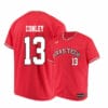 Texas Tech Red Raiders 13 Cal Conley Red College Baseball Jersey