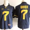 West Virginia Mountaineers #7 Will Grier College Football Jersey 6 West Virginia Mountaineers 7 Will Grier College Football Jersey
