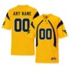 Custom WVU Jersey Name Number Yellow College Football Style 2