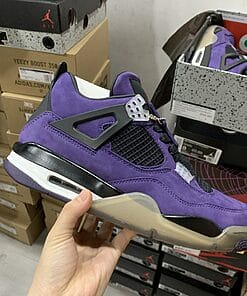 Travis Scott x Air Jordan 4 Purple Suede
