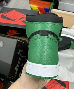 Alternative view of Air Jordan 1 AJ1 Pine Green And Black
