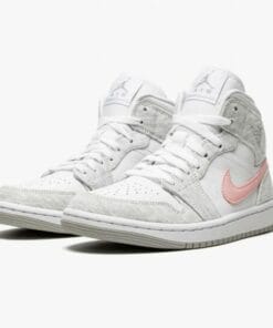 Alternative view of Air Jordan 1 Mid SE Light Iron Ore