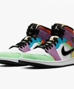 Alternative view of Air Jordan 1 Mid SE Multicolor