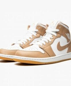 Alternative view of Air Jordan 1 Mid Tan Gum