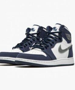 Alternative view of Air Jordan 1 Retro High COJP Midnight Navy