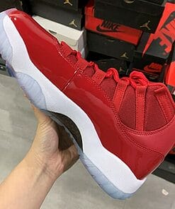 Alternative view of Air Jordan 11 Gym Red
