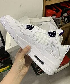 Alternative view of Air Jordan 4 Purple Metallic