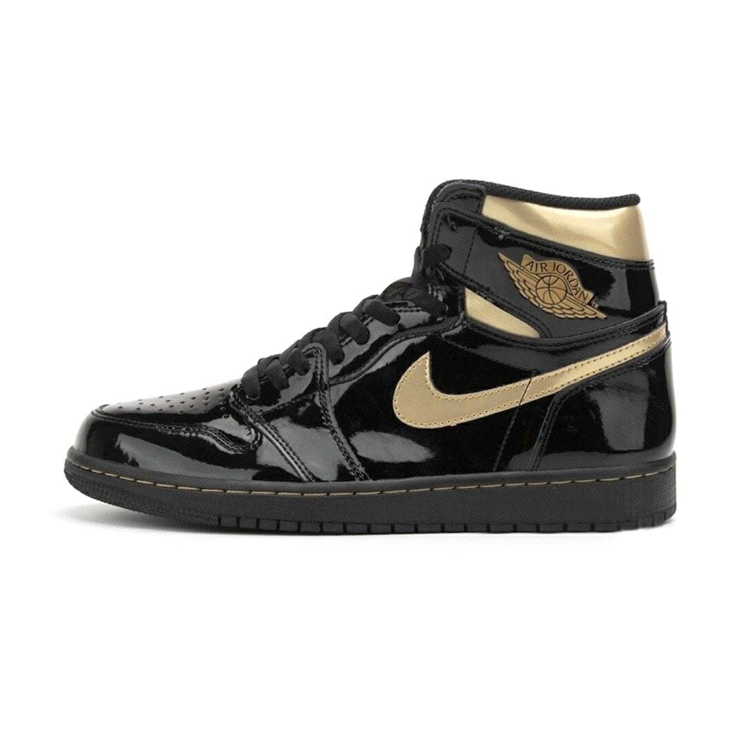 retro 1 black metallic gold