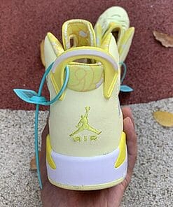 Alternative view of Air Jordan 6 Lemon Yellow