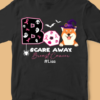 Boo Scare Away Cancer Breast Cancer Awareness Personalized Shirt