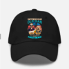 Happiness Is An Old Man With A Beer And A Dog Sitting Near Personalized Hat Black