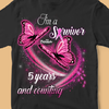 I Am A Survivor For Years And Counting Breast Cancer Awareness Personalized Shirt