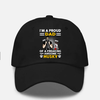 Im A Proud Dad Of A Freaking Awesome Dog Personalized Hat Black