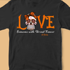 Love Someone With Breast Cancer Awareness Halloween Personalized Shirt