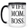Wife Mom Boss Color Changing Mug
