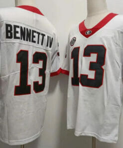 Stetson Bennett Jersey IV #13 Georgia Bulldogs White