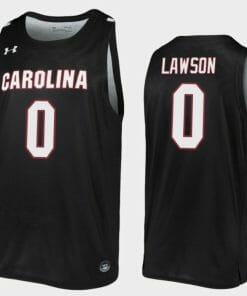 AJ Lawson Jersey South Carolina Gamecocks College Basketball Black Replica #0