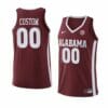 Alabama Jersey Custom College Basketball Jerseys Name and Number 10 Alabama Jersey Custom College Basketball Jerseys Name and Number Crimson