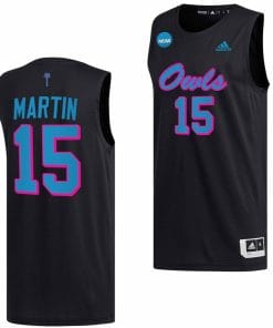 Alijah Martin Jersey FAU Owls College Basketball 2023 NCAA March Madness Black #15