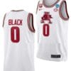 Anthony Black Jersey Arkansas Razorbacks College Basketball 2023 NCAA March Madness White #0 2 Anthony Black Jersey Arkansas Razorbacks College Basketball 2023 NCAA March Madness White #0