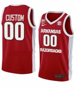 Arkansas Razorbacks Jersey Custom College Basketball Jerseys Name and Number Red