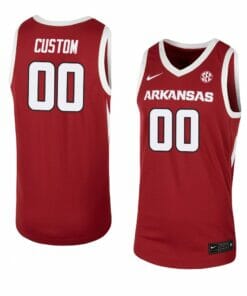 Arkansas Razorbacks Jersey Custom College Basketball Jerseys Name and Number Team Cardinal