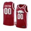 Arkansas Razorbacks Jersey Custom College Basketball Jerseys Name and Number 19 Arkansas Razorbacks Jersey Custom Ncaa Basketball Jerseys Name and Number Red 100