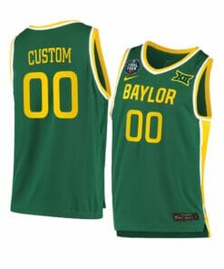 Baylor Bears Jersey Custom College Basketball Jerseys Name and Number 14 Baylor Bear March Madness Jersey Custom College Basketball Jerseys Name and Number Green Final Four Patch