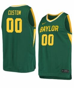 Baylor Bears Jersey Custom College Basketball Jerseys Name and Number 13 Baylor Bears Jersey Custom College Basketball Jerseys Name and Number Green No Patch