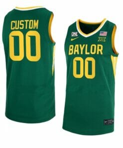 Baylor Bears Jersey Custom College Basketball Jerseys Name and Number 12 Baylor Bears Jersey Custom College Basketball Jerseys Name and Number Green One Patch