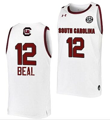 Brea Beal Jersey South Carolina Gamecocks College Basketball White #12