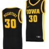 Connor McCaffery Jersey Iowa Hawkeyes College Basketball Black Swingman #30