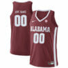Custom Alabama Crimson Tide Jersey Name and Number College Basketball Red