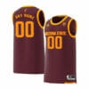 Custom Arizona State Sun Devils Jersey College Basketball Name and Number Maroon Retro