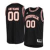 Custom Louisville Cardinals Jersey College Basketball Name and Number Black Retro