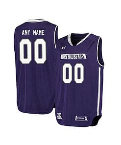 Custom Northwestern Wildcats Jersey College Basketball Name and Number Purple