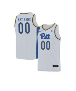 Custom Pittsburgh Panthers Jersey College Basketball Elite White