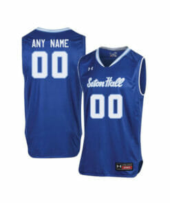 Custom Seton Hall Pirates Jersey College Basketball Name and Number Blue