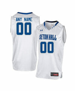 Custom Seton Hall Pirates Jersey College Basketball Name and Number White
