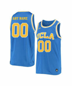 Custom UCLA Bruins Jersey College Basketball Name and Number Elite Blue Retro